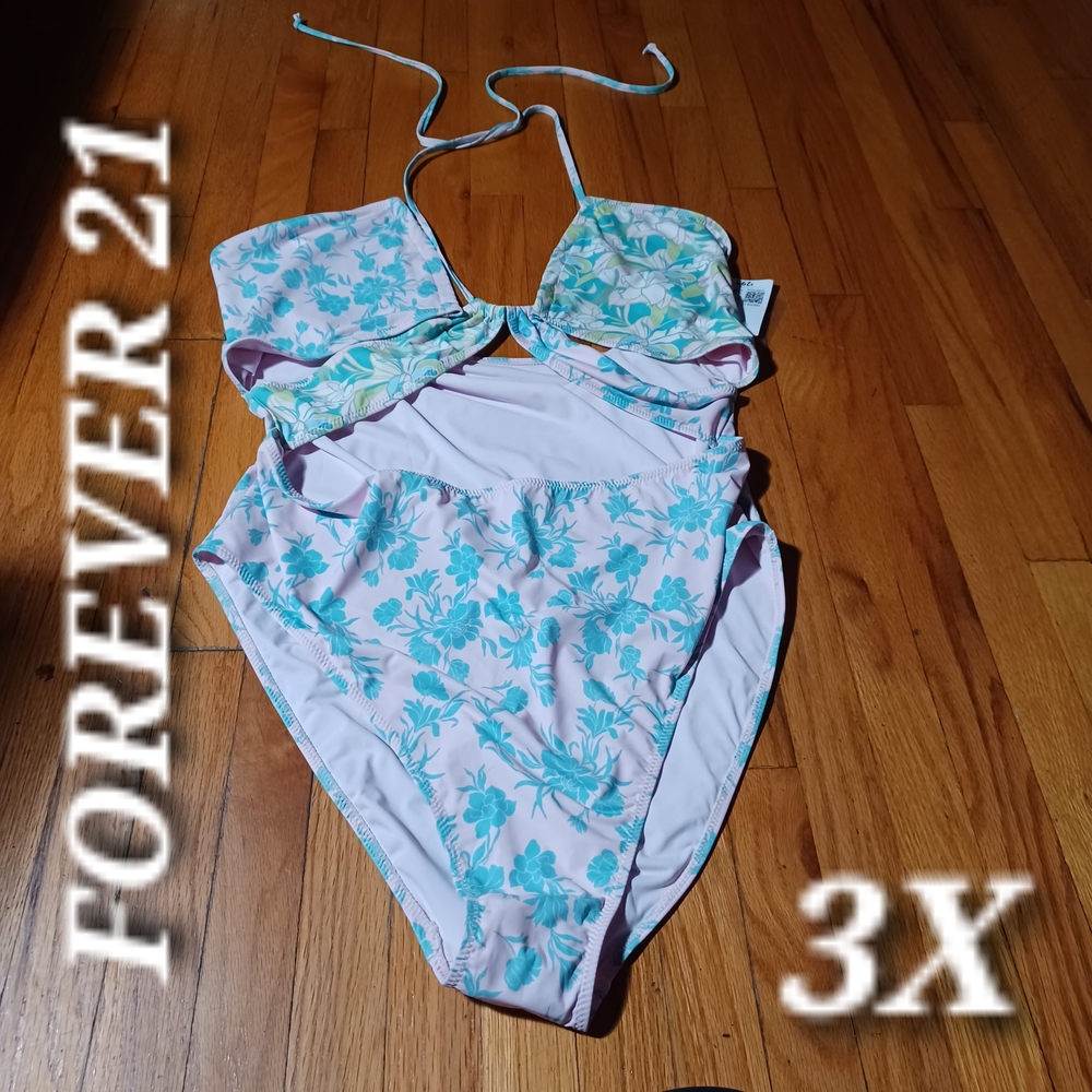 Forever 21 Floral Swimsuit